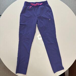FIGS Amethyst Purple Yola Scrub Pants XS Tall